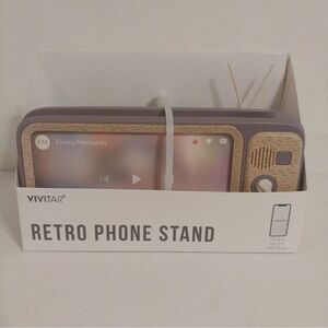 New! Target 2023 Bullseye Playground Retro TV Stand Holder Color Purple